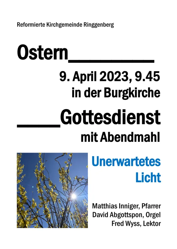20230409 Aushang Ostern 2023 (Foto: Corina Beetschen)