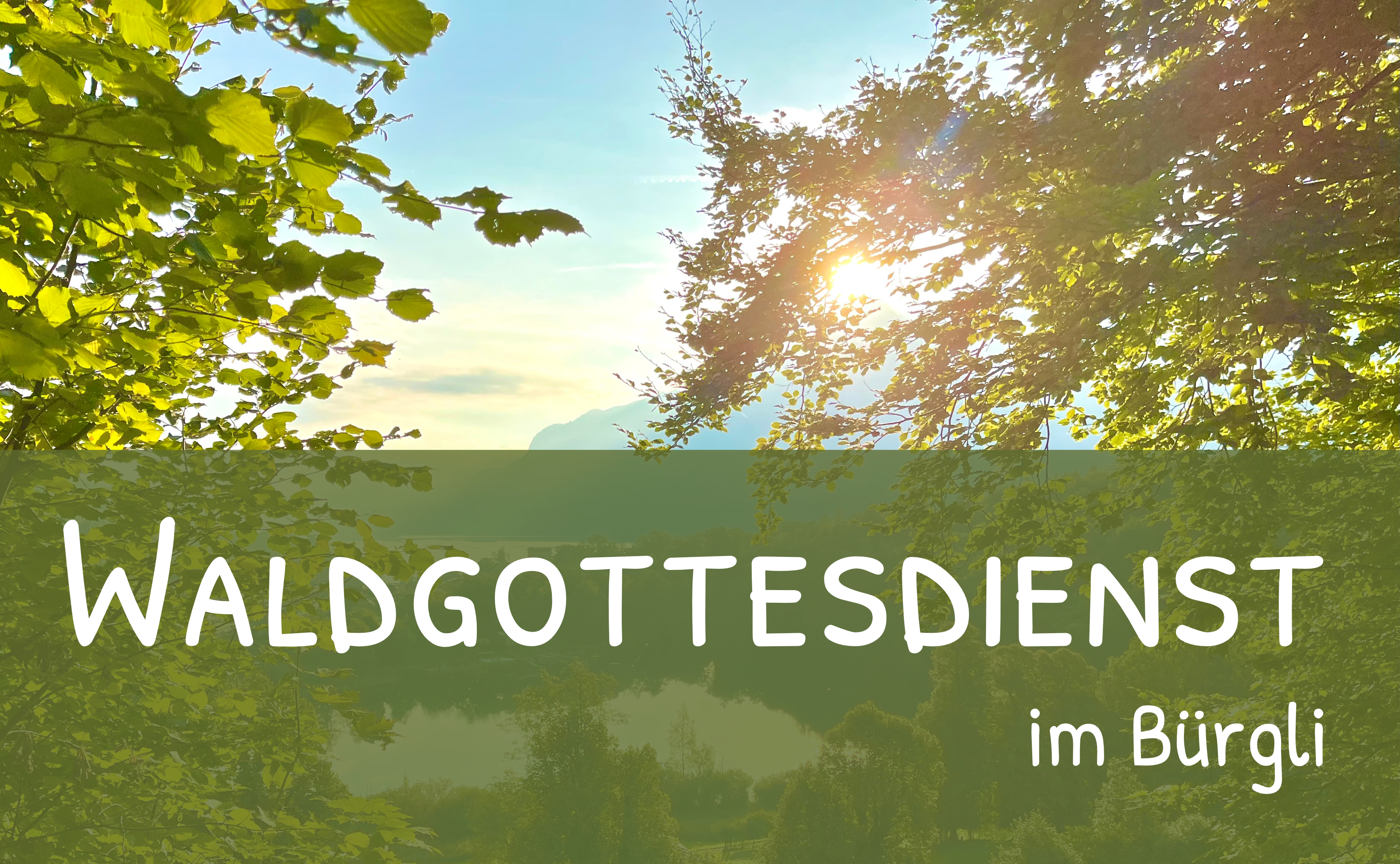 Front Burgseeli Gottesdienst