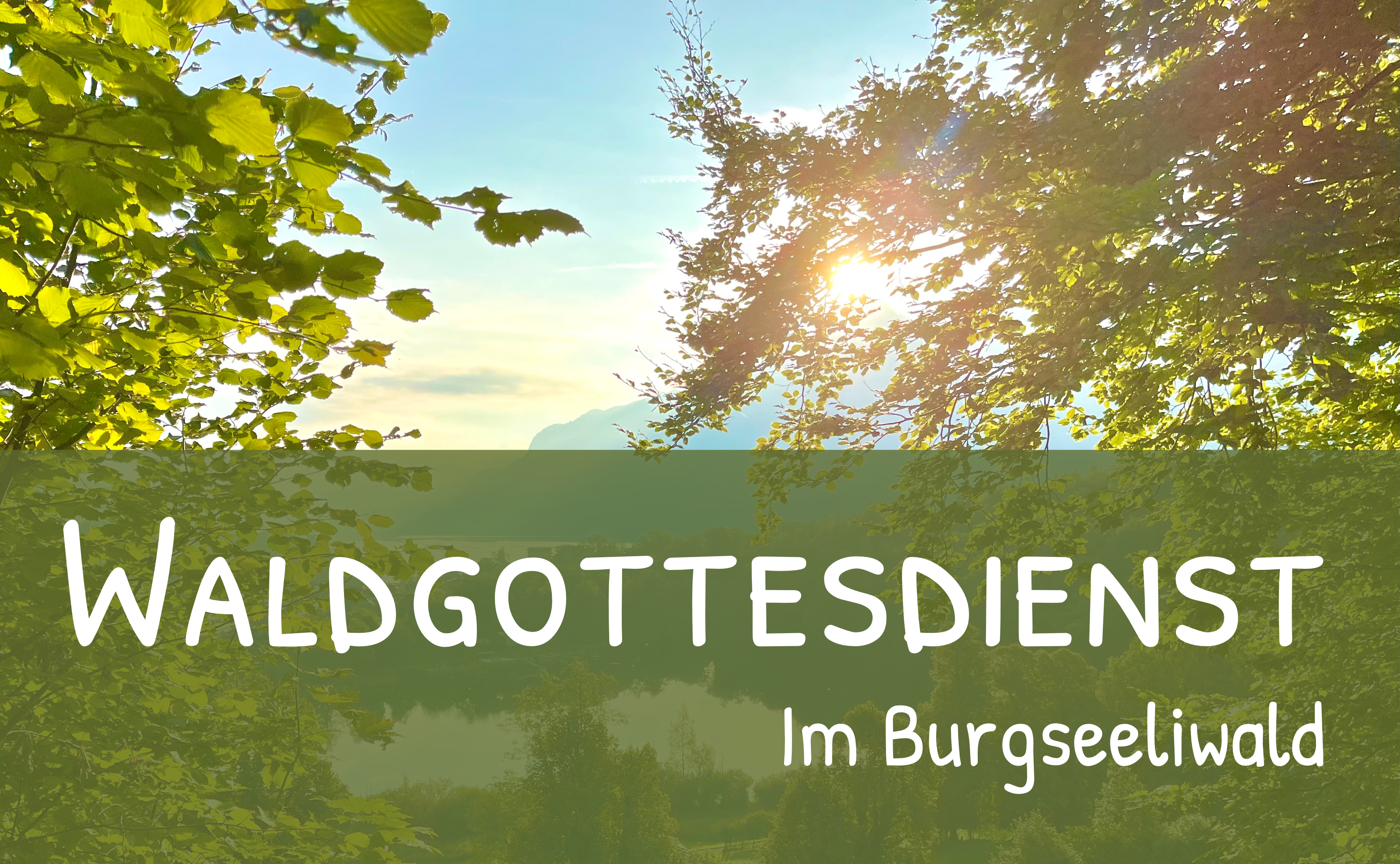 Front Burgseeli Gottesdienst